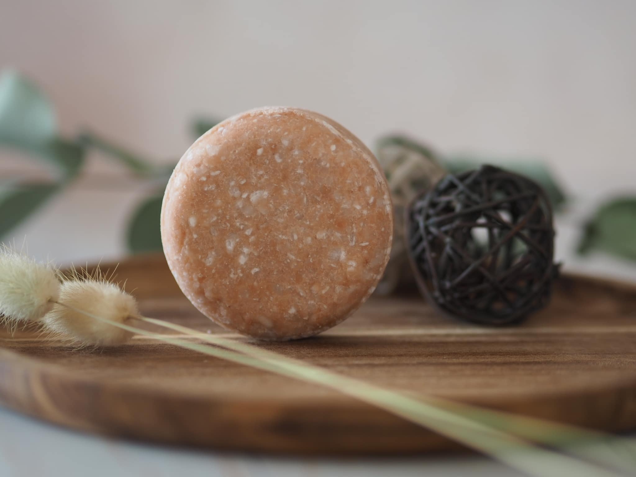 shampoo bar met honing voor krullend haar