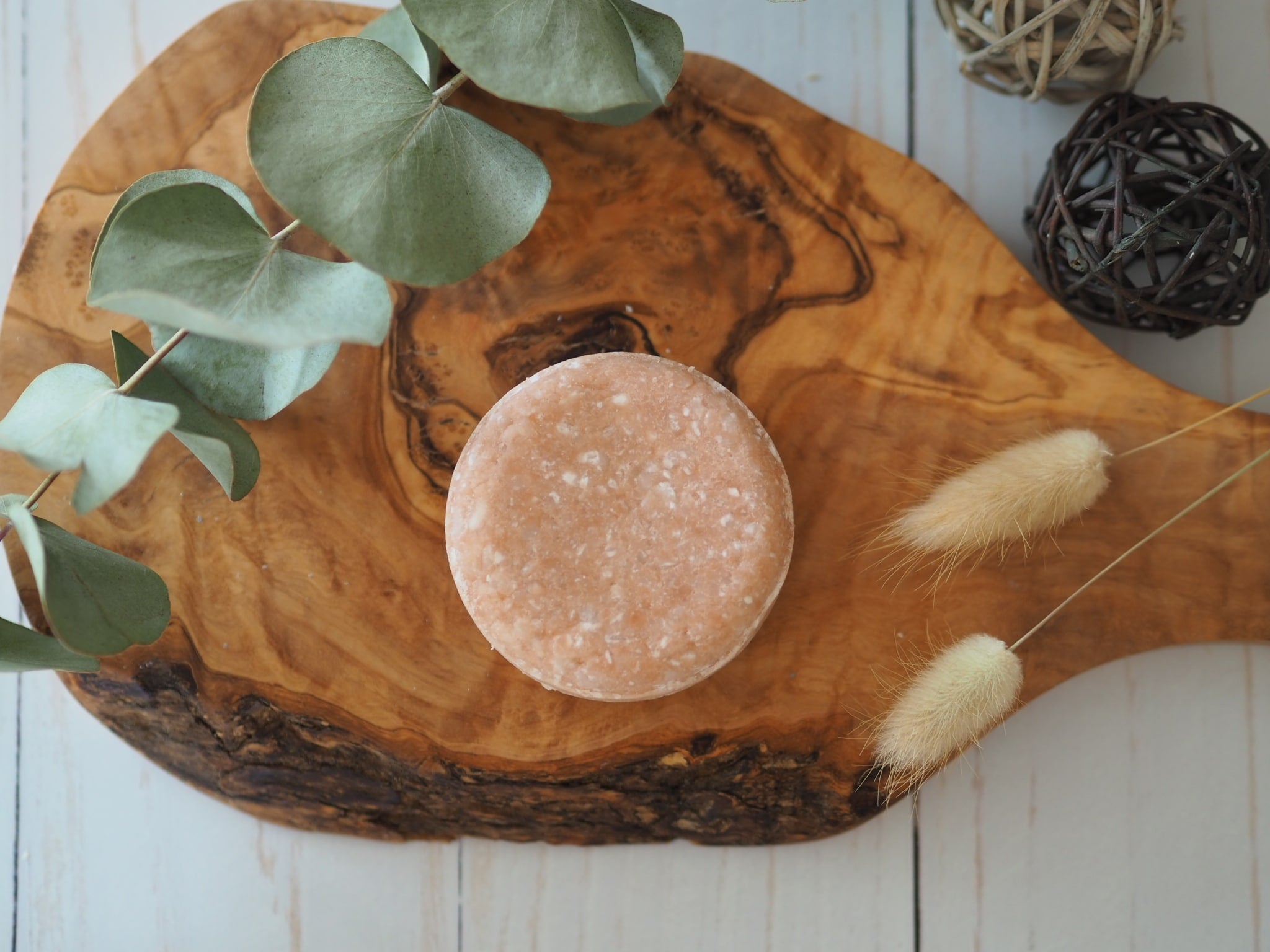 shampoo bar met honing voor krullend haar