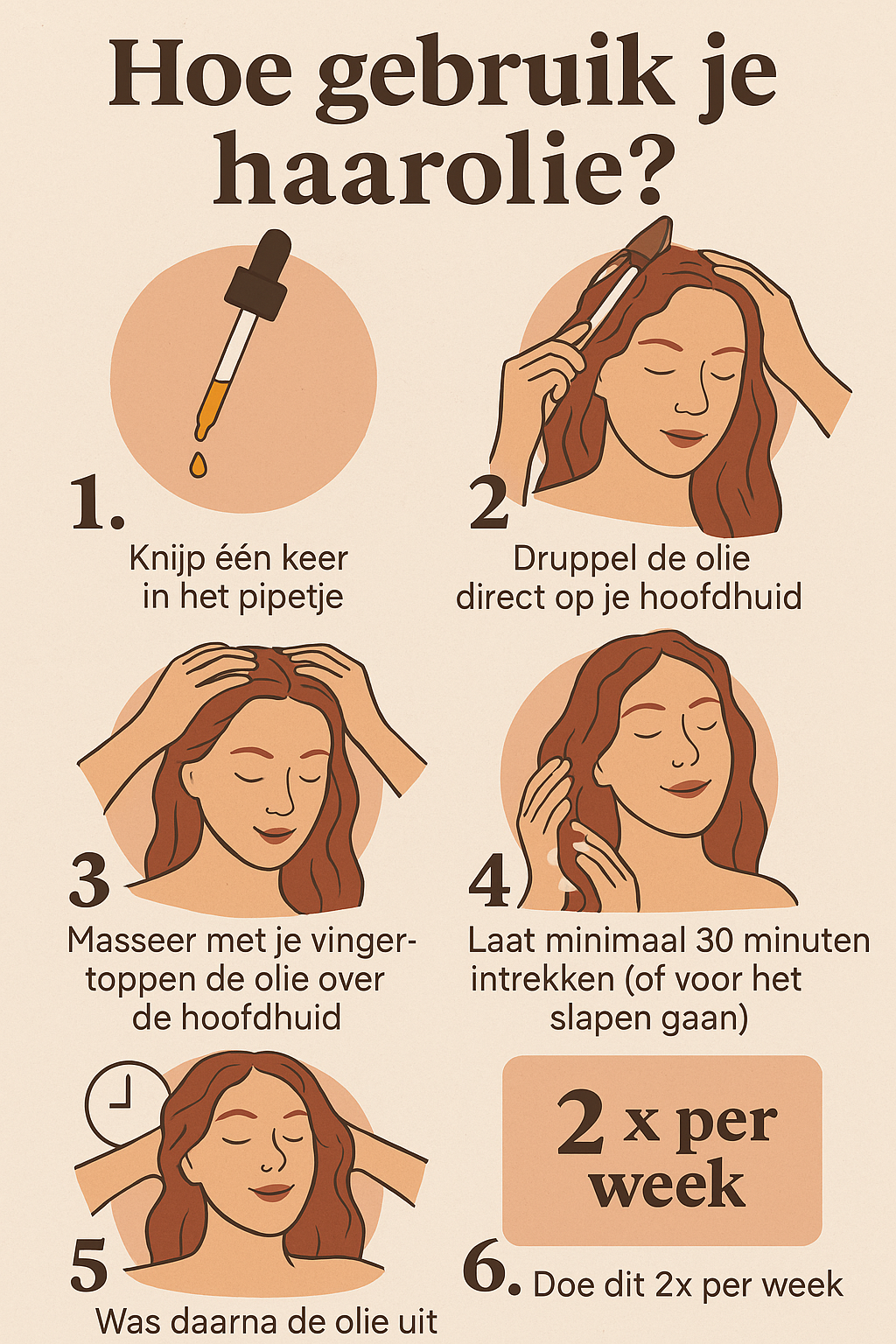 Natuurlijke haarolie