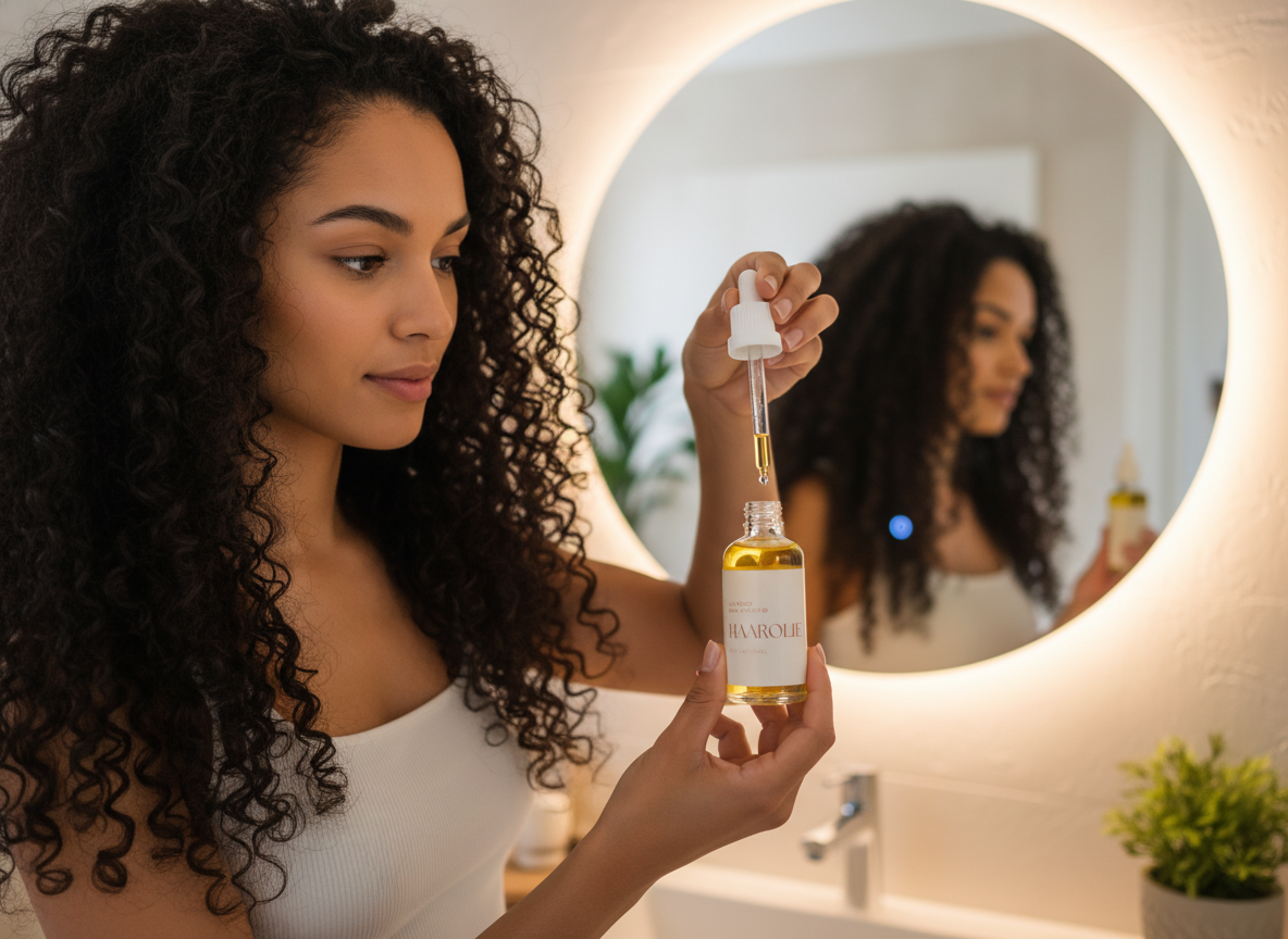 Natuurlijke haarolie